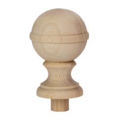 Houten kast- bedknop 100x66mm.