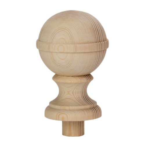 Houten kast- bedknop 100x66mm.