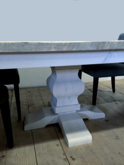 Massief grenen kloostertafel kasteeltafel onderstel 700x290mm 