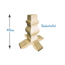 Massief salontafel onderstel kasteeltafel kloostertafel 450x145mm