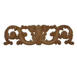 Houten ornamenten beukenhout, ornament hout, afm. 125x415mm