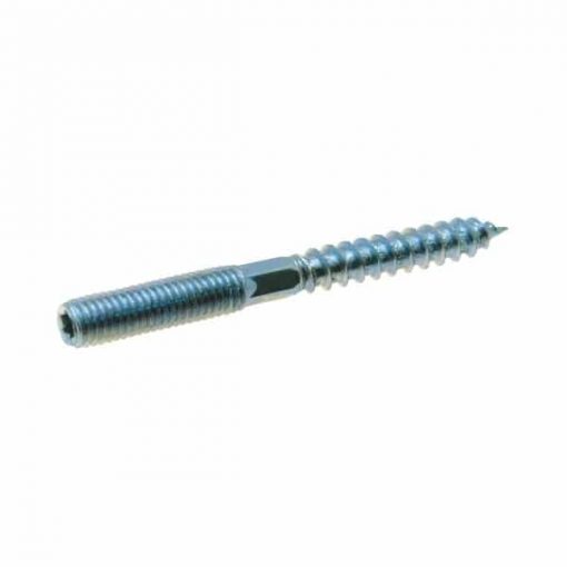 Verzinkte stokschroeM8x50mm verzinkte stokschroef, stokbout, stokeind met zeskant en Torxf, stokbout, stokeind met zeskant en Torx