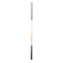 Luxe strakke RVS en beuken trapbaluster trapspijl tussenbaluster 900x25mm