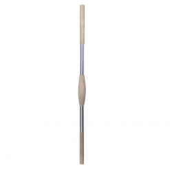 Luxe RVS en beuken trapbaluster trapspijl tussenbaluster 900x27mm