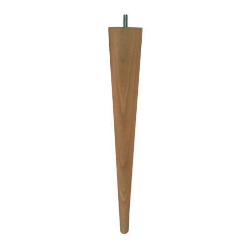 Tapse beuken salontafel poot 450x54mm retro conisch