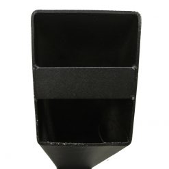 Tafelpoot X poot kruispoot staal 10x10cm koker - zwart gepoedercoat