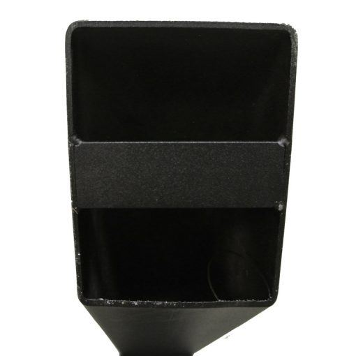 Tafelpoot X poot kruispoot staal 10x10cm koker - zwart gepoedercoat