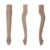 Beuken Queen Ann kastpoot dressoir poot krulpoot 445x58mm