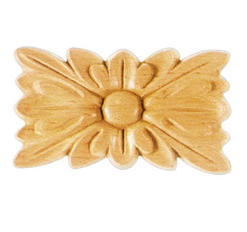 Ornamenten beukenhout, ornamenten hout, afm. 30x50mm