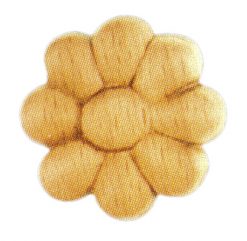 Ornamenten beukenhout, ornamenten hout, afm. 40mm rond