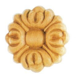 Ornamenten beukenhout, ornamenten hout, afm. 60mm rond