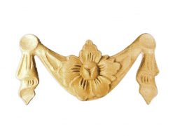 Ornamenten beukenhout, ornamenten hout, afm. 60x125mm