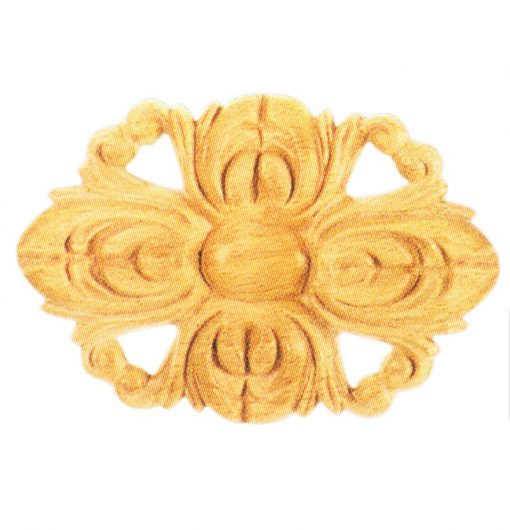 Ornamenten beukenhout, ornamenten hout, afm. 90x130mm