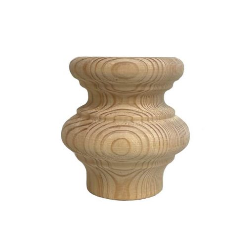Grenen kastpoot bankpoot bedpoot 91x88mm. Dit onbehandelde beuken meubelpootje is een perfecte oplossing voor onder uw meubel en zeer eenvoudig gemonteerd.