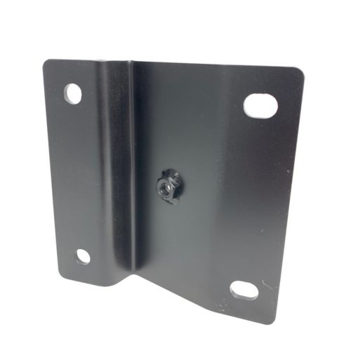 Zwarte schuine bevestigingsplaat 15x15cm met M8 schroefdraad - Afbeelding 6