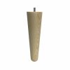 Conisch grenen meubelpootje 220x62mm