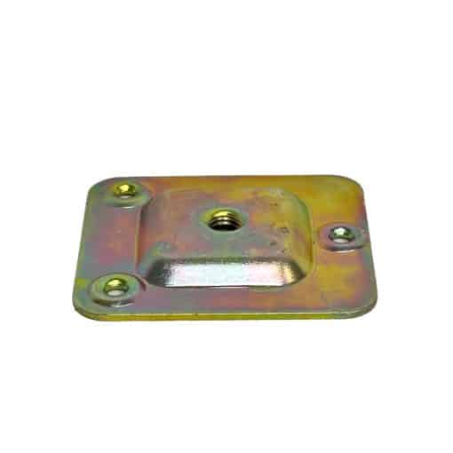 Bevestigingsplaat recht 58x66mm met M8 schroefdraad - Afbeelding 3