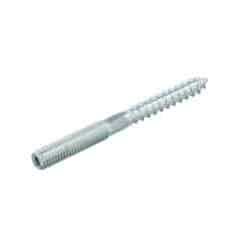 M6x50mm verzinkte stokschroef, stokbout, stokeind met zeskant en Torx