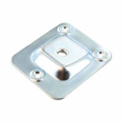 Bevestigingsplaat 58x66mm met M8 schroefdraad ( schuin )