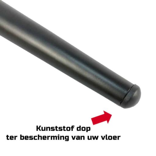 4 stuks schuine stalen pootjes 30cm zwart - Afbeelding 5